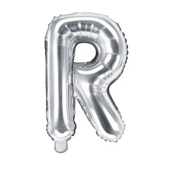 Fólia lufi - 14˝-es Ezüst - R -