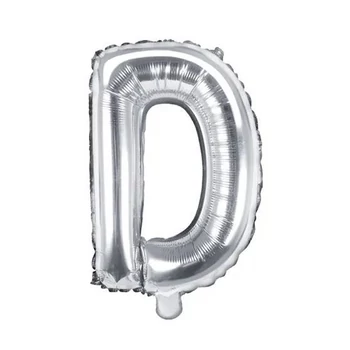 Fólia lufi - 14˝-es Ezüst - D -