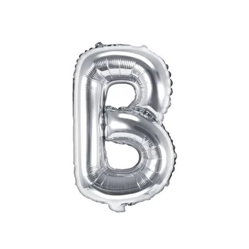 Fólia lufi - 14˝-es Ezüst - B -