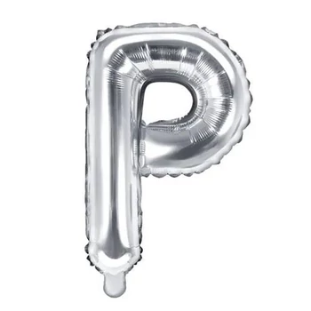 Fólia lufi - 14˝-es Ezüst - P -