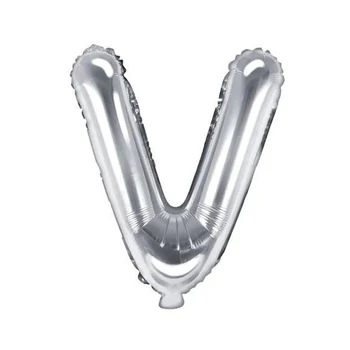 Fólia lufi - 14˝-es Ezüst - V -
