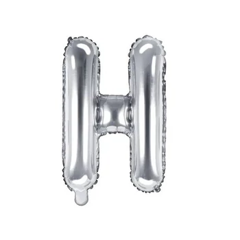 Fólia lufi - 14˝-es Ezüst - H -