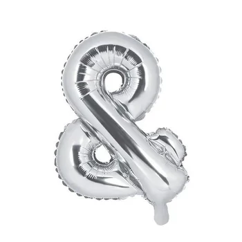 Fólia lufi - 14˝-es Ezüst - & -