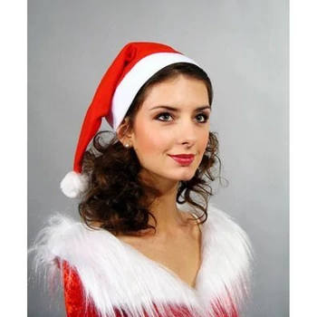 Mikulás sapka flanel anyagból