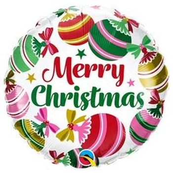 18 inch-es Karácsonyfa Díszek - Christmas Ornaments & Stars Fólia Lufi