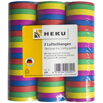 Szerpentin - Színes 3db/cs