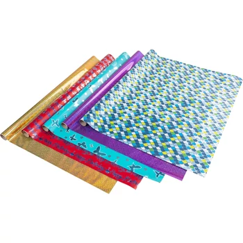 Csomagolópapír - Fényes , több mintával