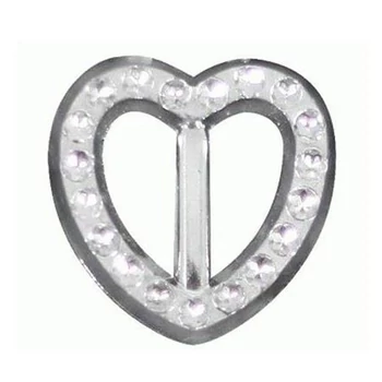 Dekorációs kellék - Szív ezüst 3,3 mm
