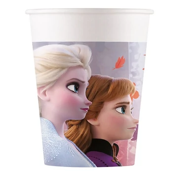 Papírpohár Frozen 2 - Jégvarázs Papír Parti Pohár - 200 ml, 8 db-os