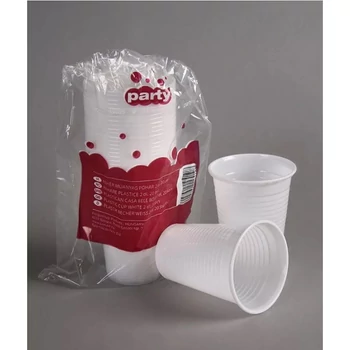 Műanyag pohár - 2dl 20db/cs fehér