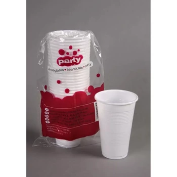 Műanyag pohár - 3 dl 20db/cs