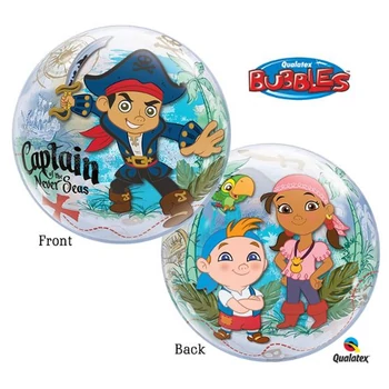 22"-es CAPTAIN JAKE BUBBLE BALLOONS