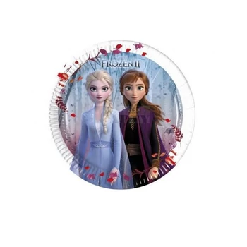 Papírtányér Jégvarázs 2 - Frozen 2 Papír Parti Tányér - 20 cm, 8 db-os
