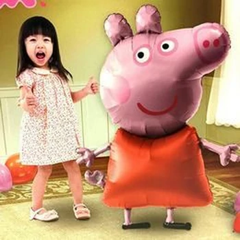 Peppa Pig Sétáló Fólia Lufi