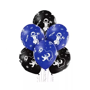 Űrhajós Planet léggömb, lufi 6 db-os, Héliummal