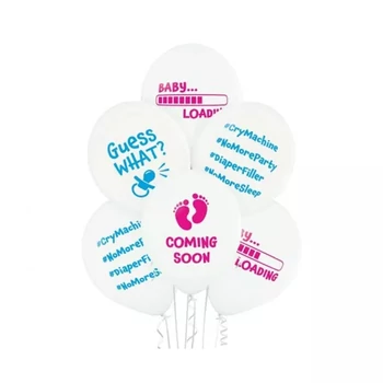 Baby Loading léggömb, lufi 6 db-os, Héliummal