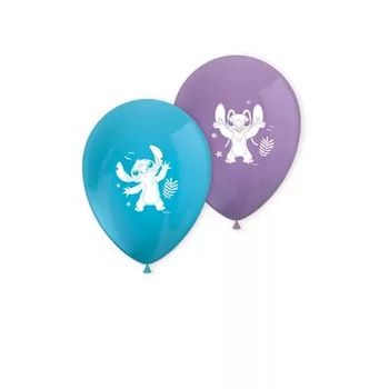 Disney Lilo és Stitch, A csillagkutya Angel léggömb, lufi 8 db-os, Héliummal