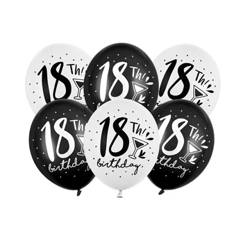 30cm-es,lufik 18. születésnap, vegyes, Héliummal