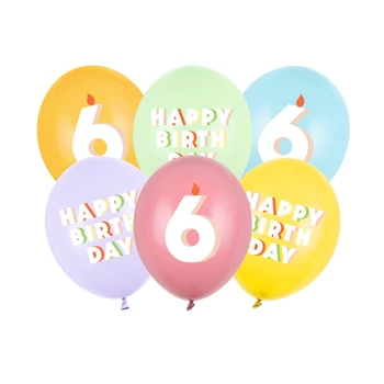 30 cm-es lufik, 6 , vegyes, Héliummal