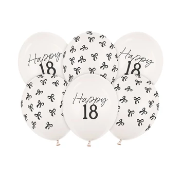 30 cm-es, 18-as lufik, pasztellszínű törtfehér, Héliummal