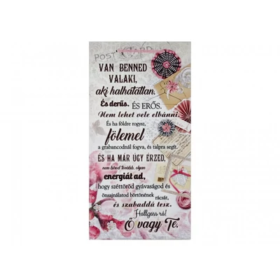 Fatábla 50. Van benned valaki 26x50cm