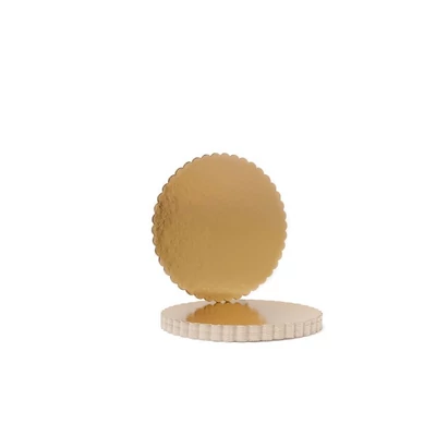 Tortaalátét 20 cm - Prémium Arany hullámos