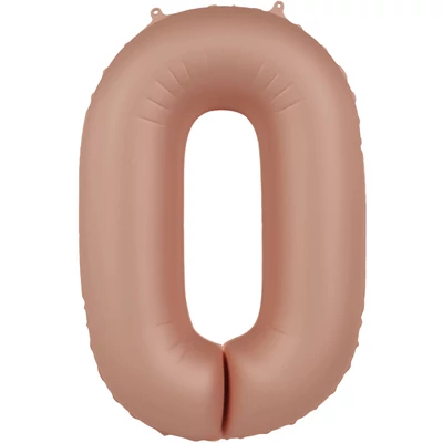 Fólia lufi 0. szám - Vintage Rózsa - Ultra Matt - 86 cm Héliummal