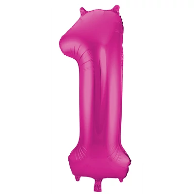 Fólia lufi 1. szám - Magenta - 86 cm Héliummal