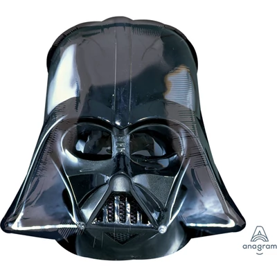 Fólia lufi - Forma - Darth Vader Sisak - 63 x 63 cm Héliummal