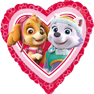 18 inch/45 cm-es Mancs őrjárat szerelmeslány Héliummal