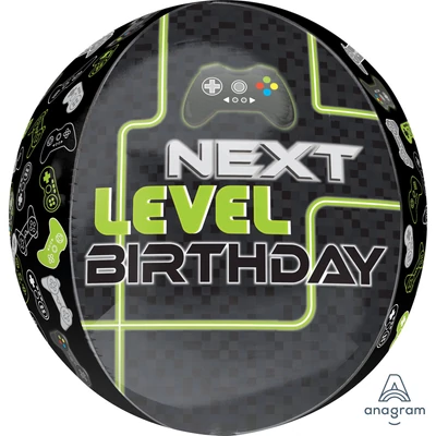 Orbz® Lufi Level up Birthday 38cm Héliummal