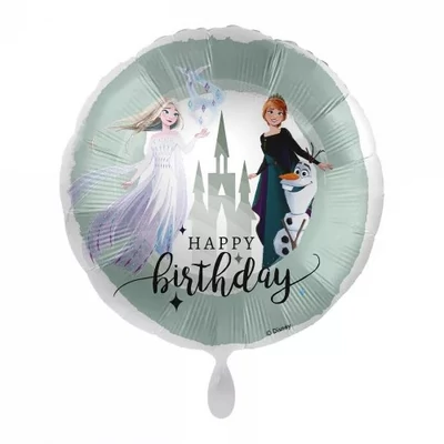 Disney Jégvarázs Pastel Happy Birthday fólia lufi 43 cm Héliummal