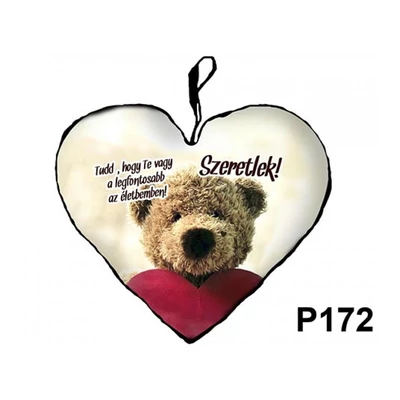 Szerelmes Ajándék - Valentin Napi Ajándék - Te vagy a legfontosabb – Kis Szív Párna