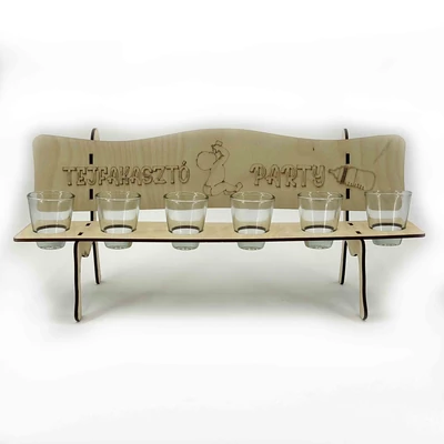 Pohártartó Pad - Tejfakasztó Party - Ajándék Tejfakasztóra