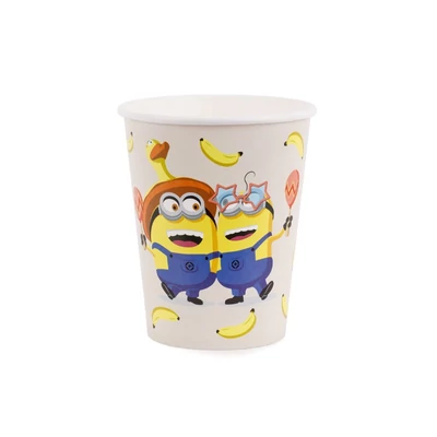 Minions poharak, 250 ml, mix 6db/csomag