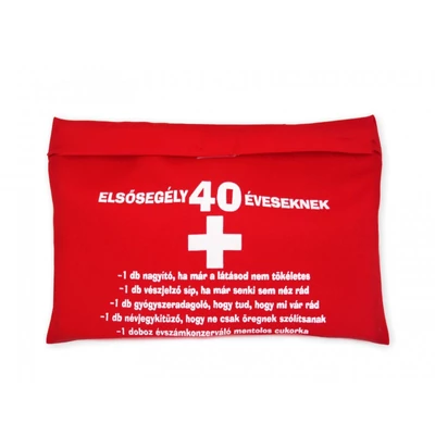 Elsősegély táska 40 éveseknek 20x14cm