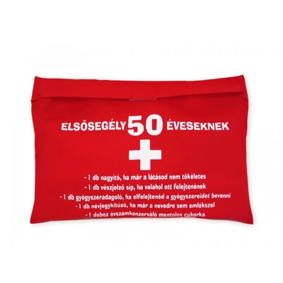 Elsősegély táska 50 éveseknek 20x14cm