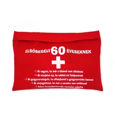 Elsősegély táska 60 éveseknek 20x14cm
