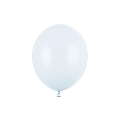Strong lufik 30 cm, pasztell világos ködkék 50db/csomag Héliummal
