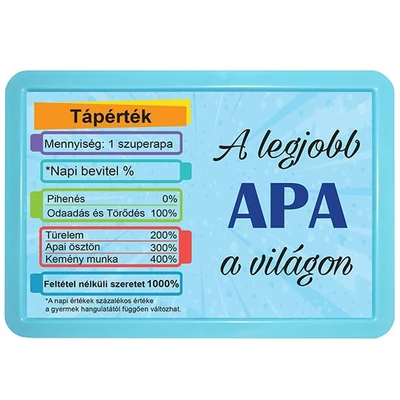 3 az 1-ben tábla / A legjobb apa