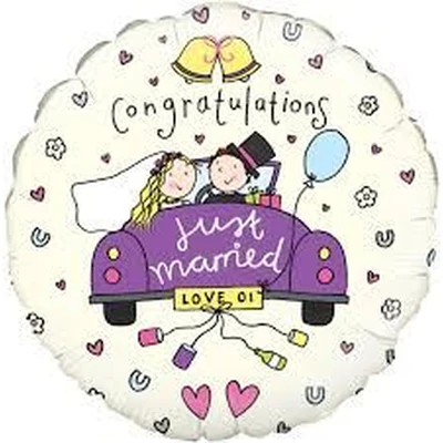 18 inch-es fólia - Esküvői,Congratulations