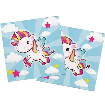 Unikornisos szalvéta - 20db