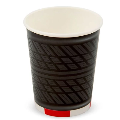 Autóversenyzős papírpohár - 4db