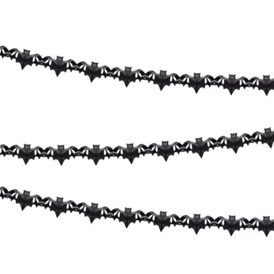 Füzér Denevérek, fekete, 4m