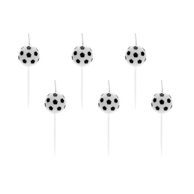 Születésnapi gyertyák Focilabdák, 2,5 cm