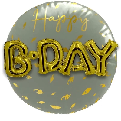 Fólia lufi - 3D Golden Dawn - 56 cm Héliummal