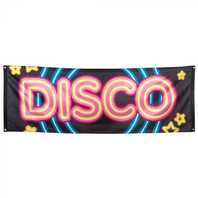 Poliészter Banner "DISCO"