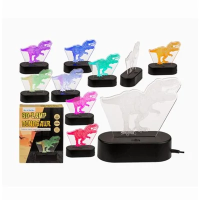 3D lámpa, T-rex, 20cm