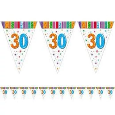 Radiant 30-as Szülinapi Zászlófüzér - 5 m