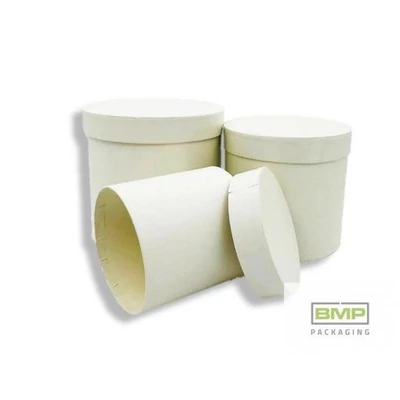 Díszdoboz kerek fehér 18 x 17,2cm